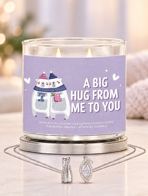 A Big Hug From Me To You Candle - Necklace Collection