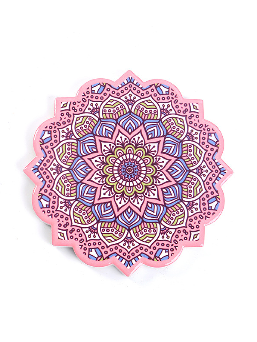 Mandala Ceramic Coaster
