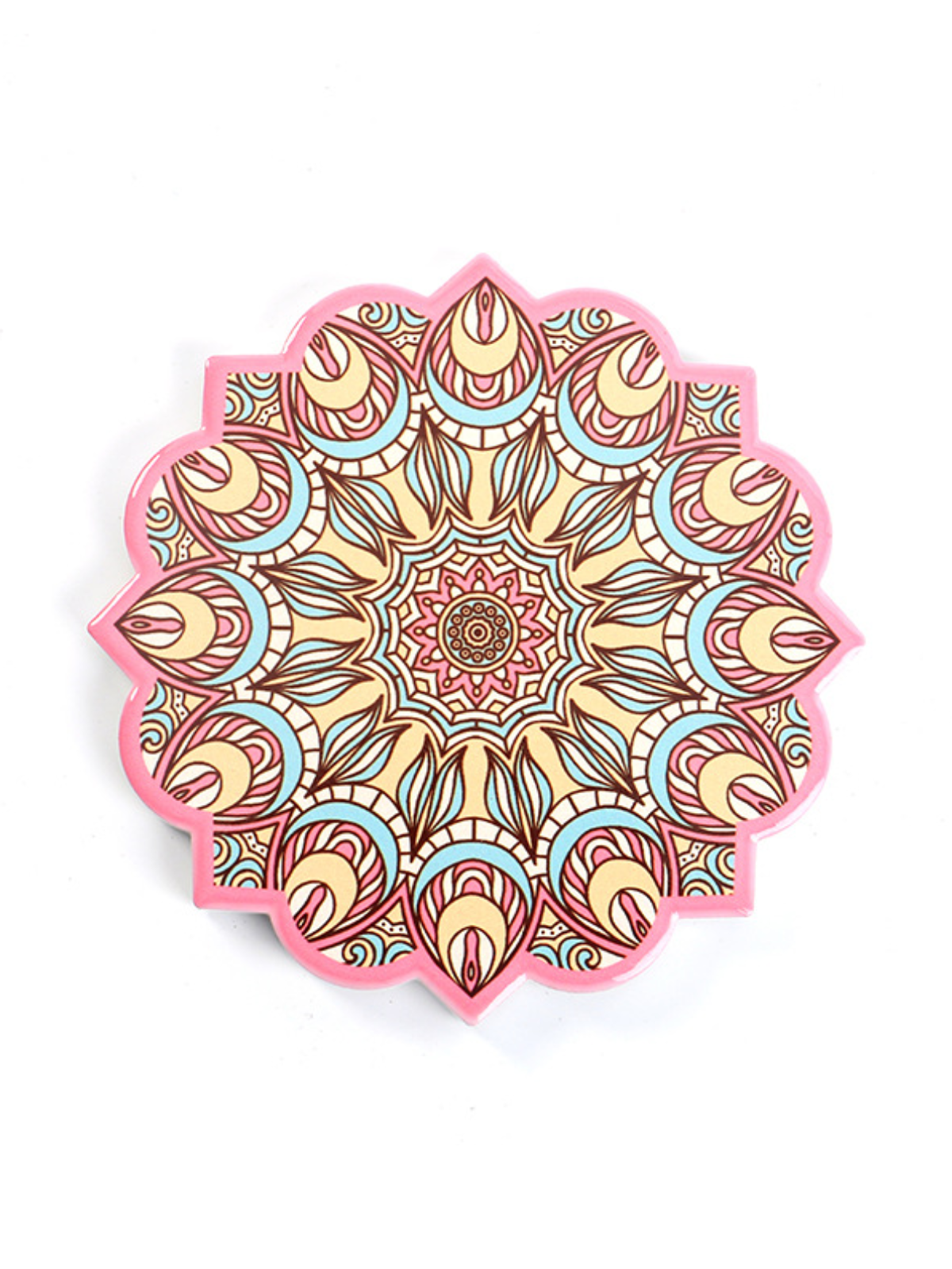 Mandala Ceramic Coaster