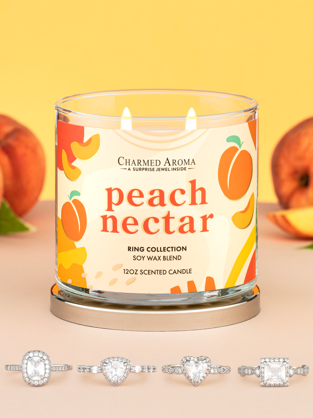 Peach Nectar Candle - Ring Collection
