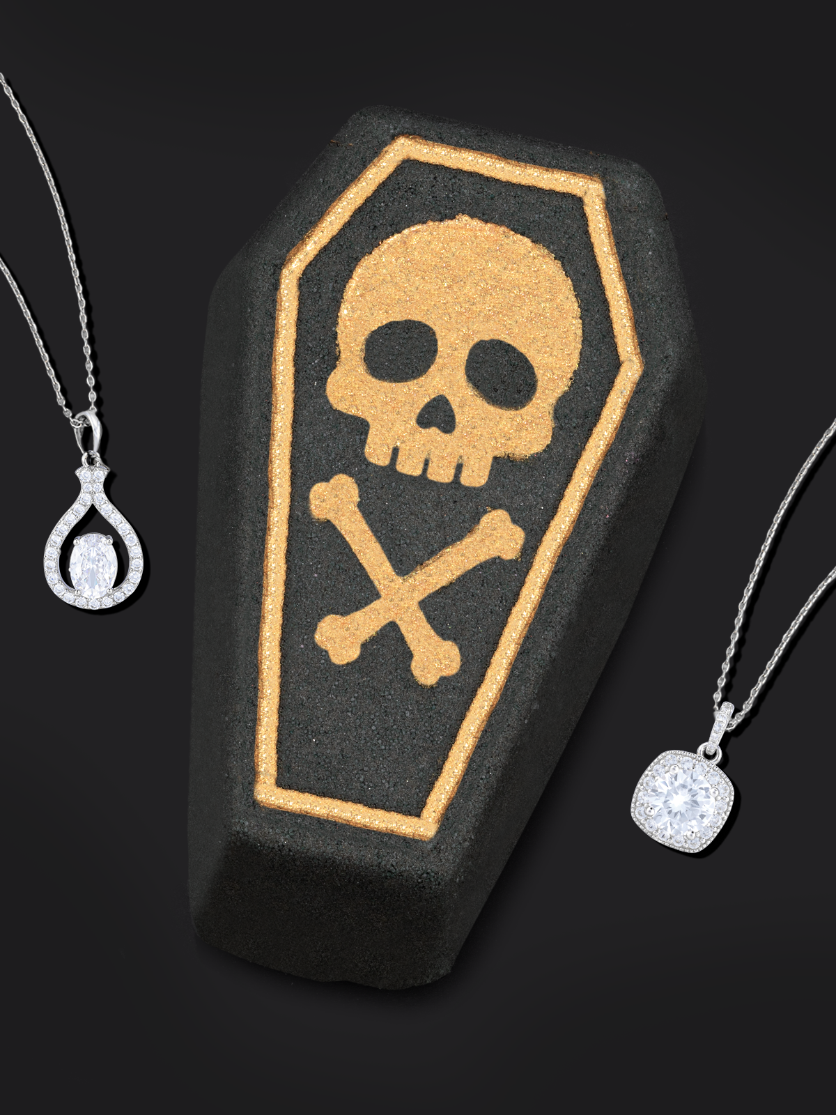 Coffin Bath Bomb - Necklace Collection