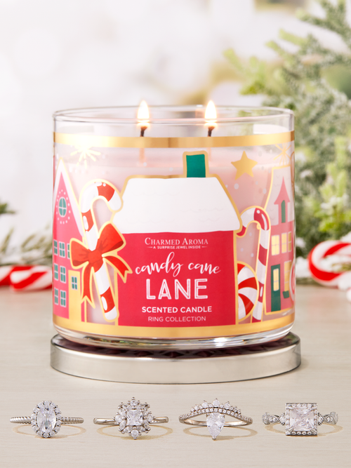 Candy Cane Lane Candle - Ring Collection