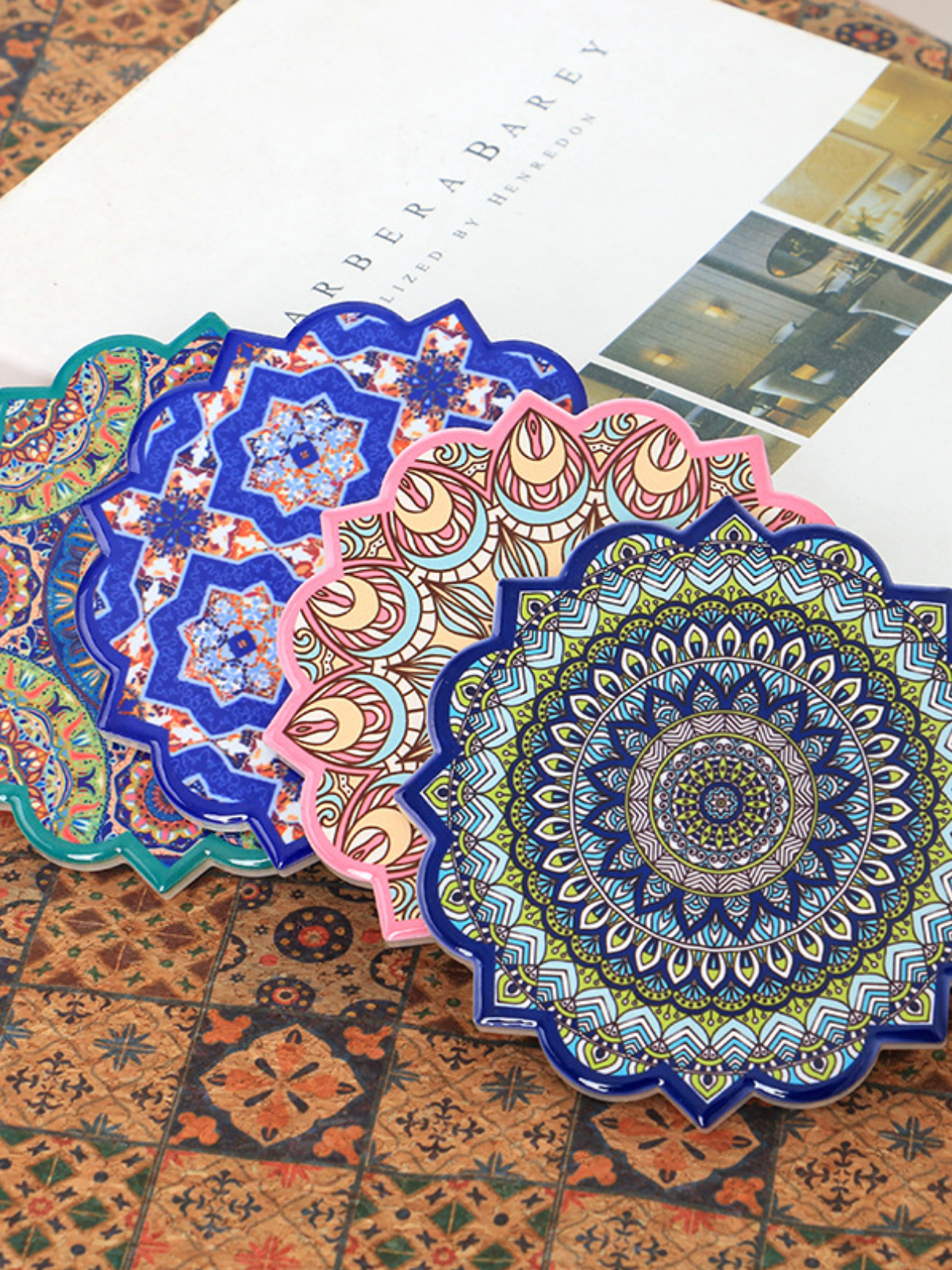 Mandala Ceramic Coaster